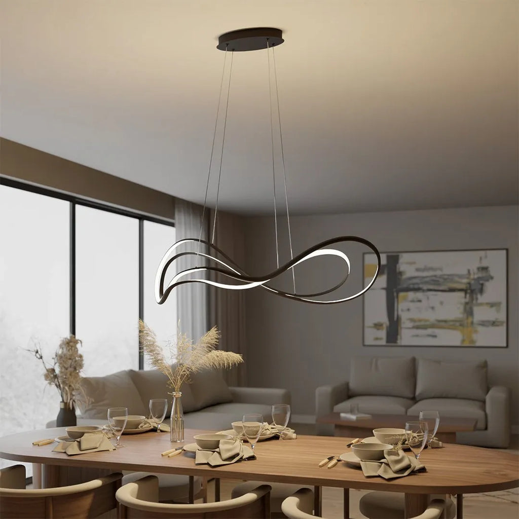 Aurora Flowing LED Pendant Light