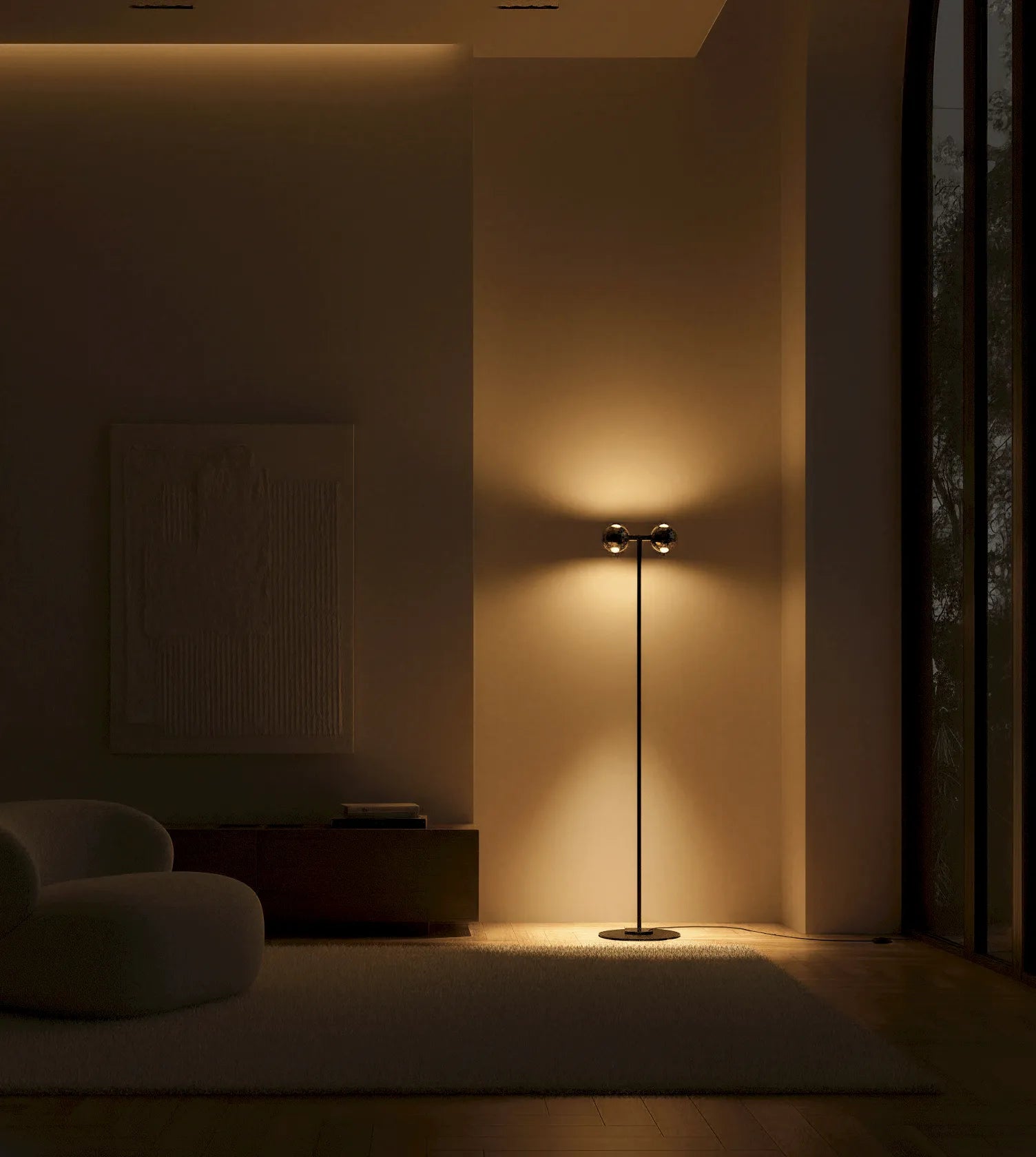 Altos Sculptural LED Floor Lamp