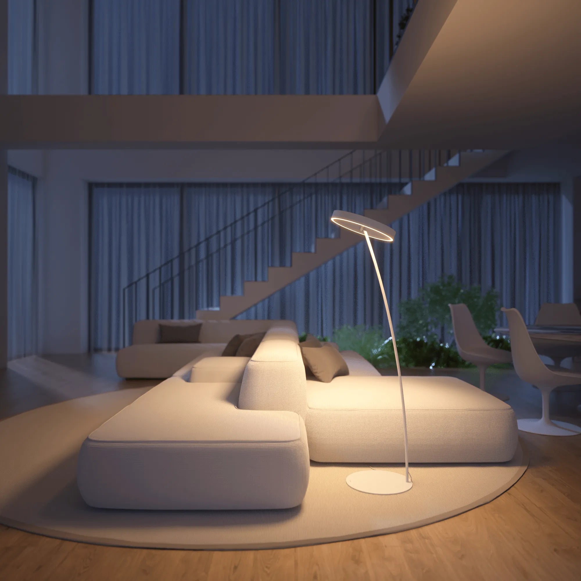 Sola Arc Dimmable LED Floor Lamp