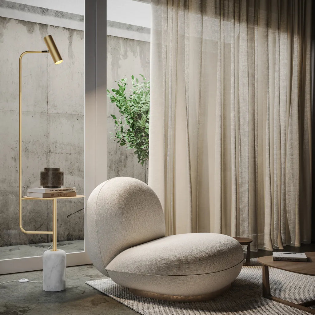 Artemis Sculptural Dimmable LED Floor Lamp
