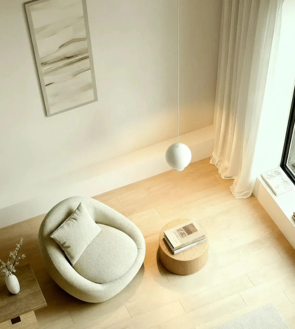 Eos Sculptural LED Pendant Light