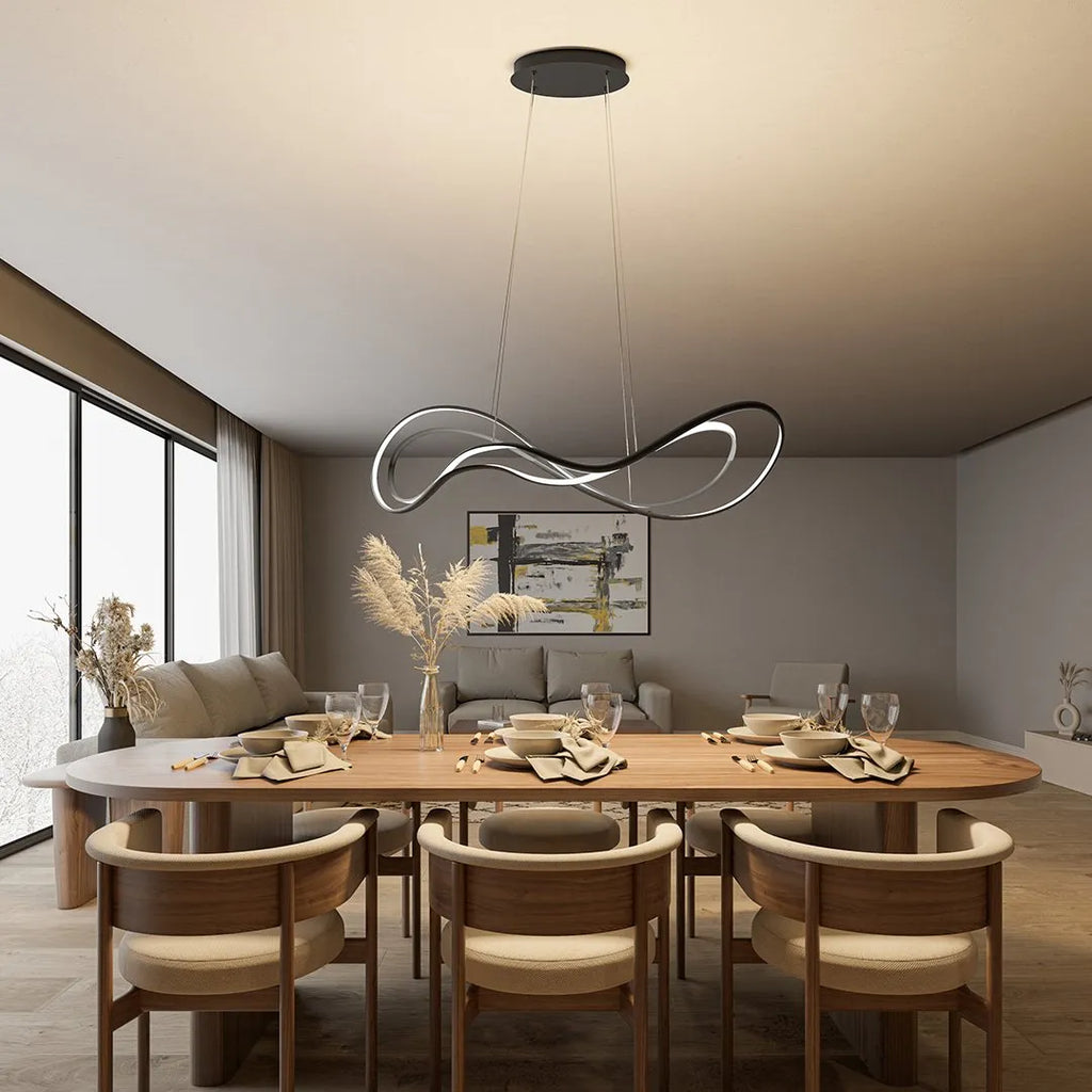 Aurora Flowing LED Pendant Light