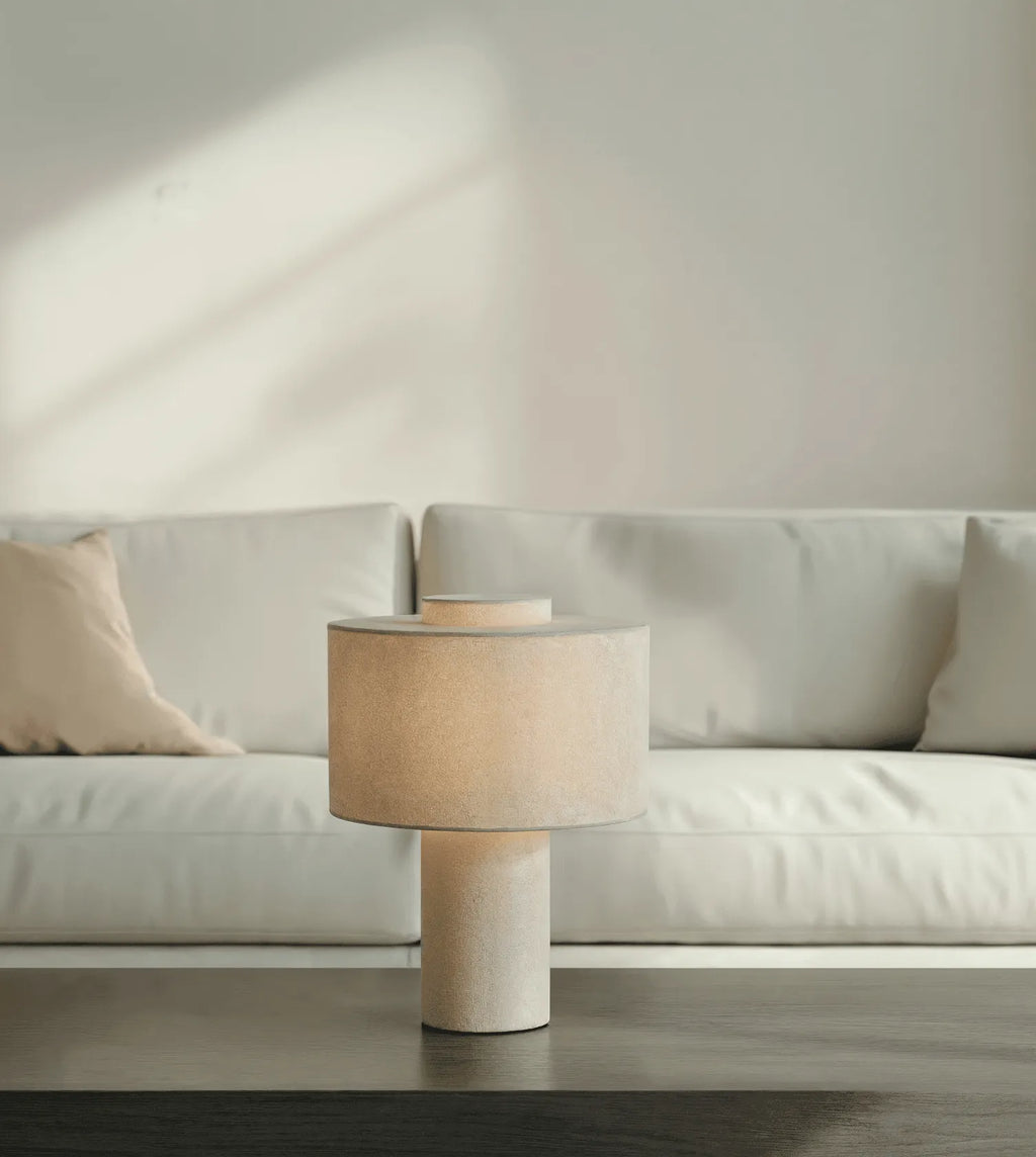 Kaya Handcrafted Linen LED Table Lamp