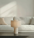 Kaya Handcrafted Linen LED Table Lamp