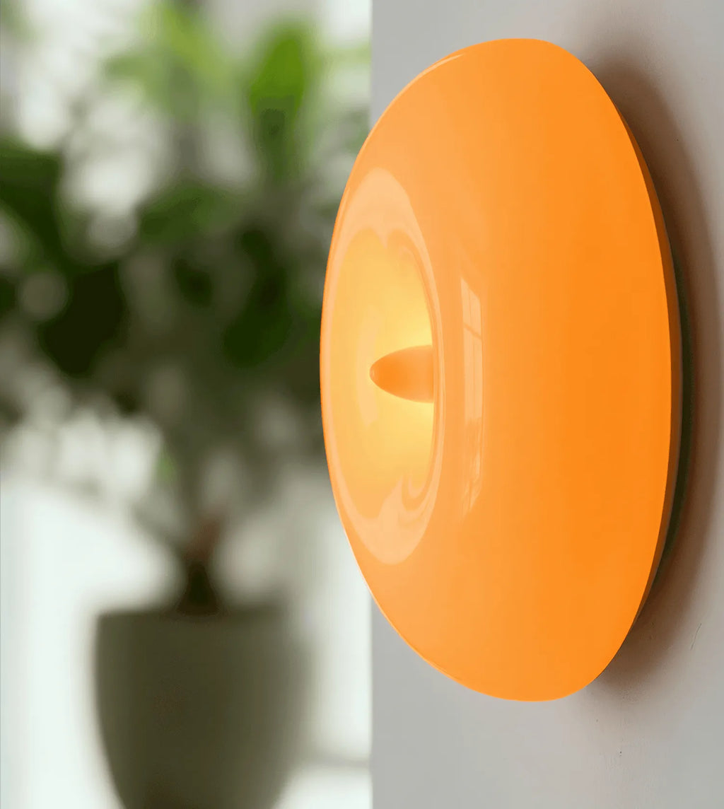 Amio Sculpted Glass LED Wall Light
