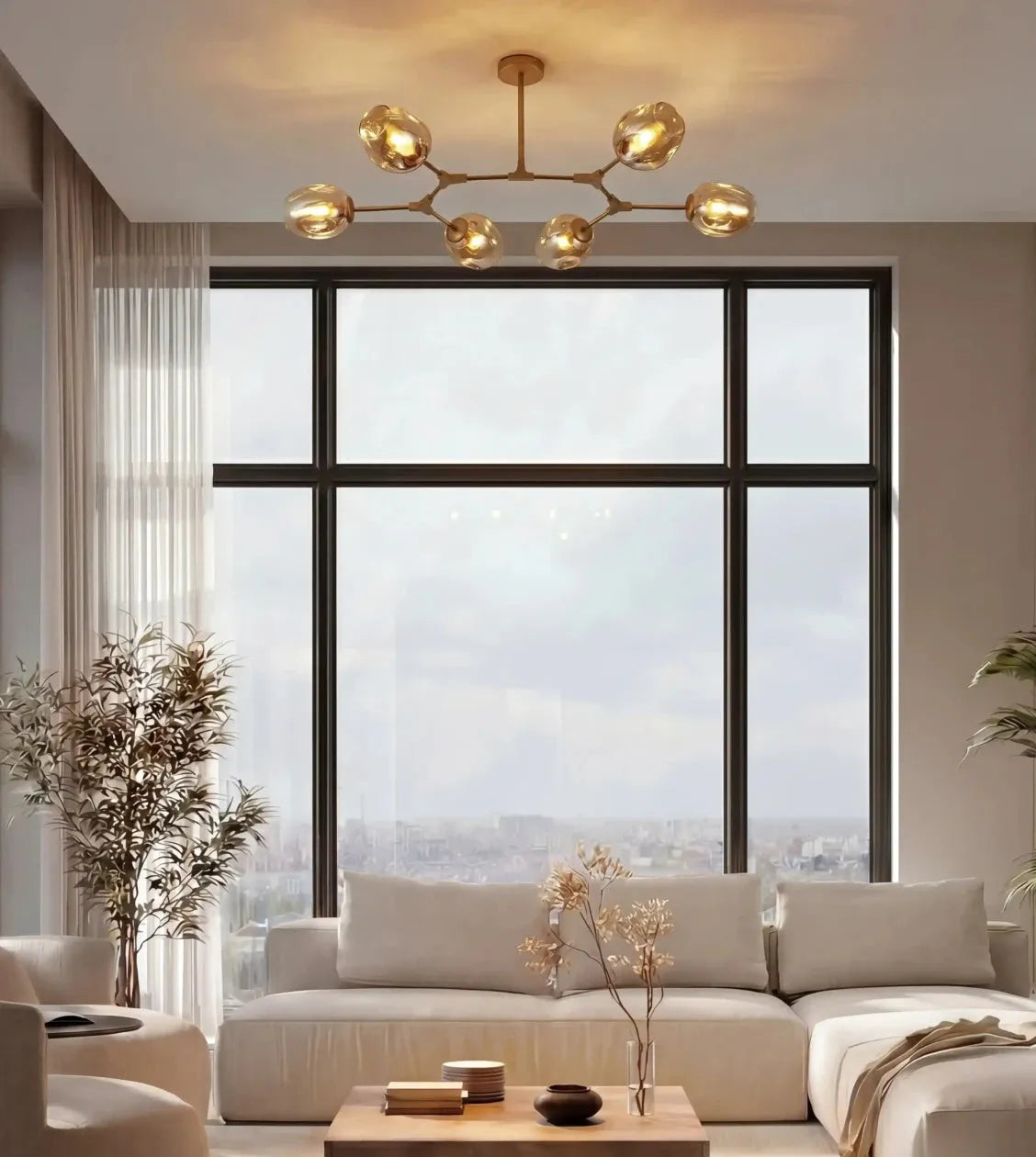 Uranos Sculptural LED Pendant Light
