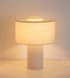 Kaya Handcrafted Linen LED Table Lamp