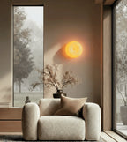 Amio Sculpted Glass LED Wall Light