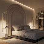 Artemis Sculptural Dimmable LED Floor Lamp