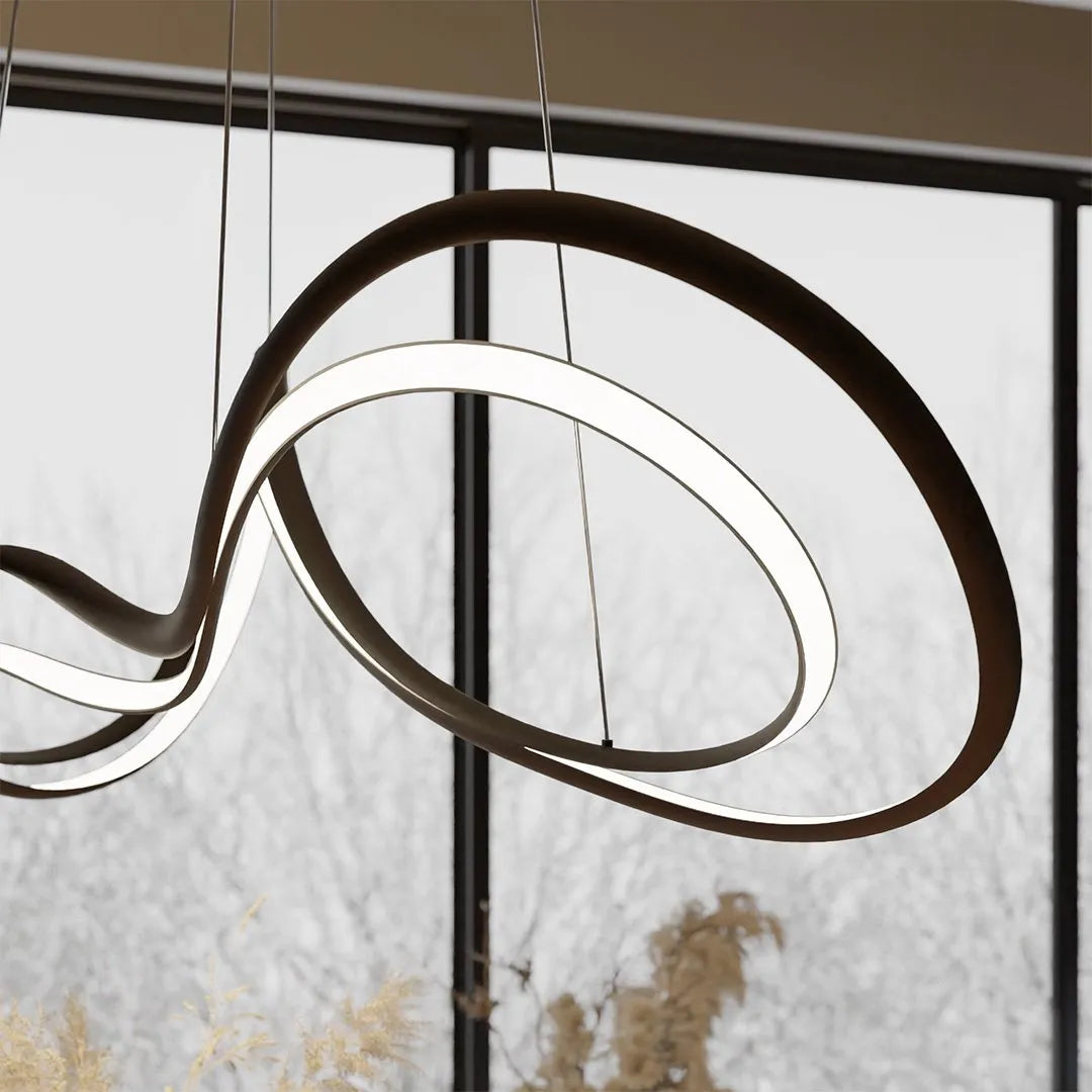 Aurora Flowing LED Pendant Light