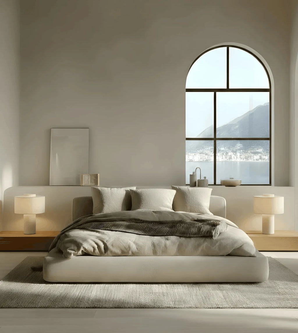 Kaya Handcrafted Linen LED Table Lamp