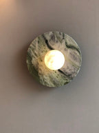 Spanish Marble Disc Wall Lamp