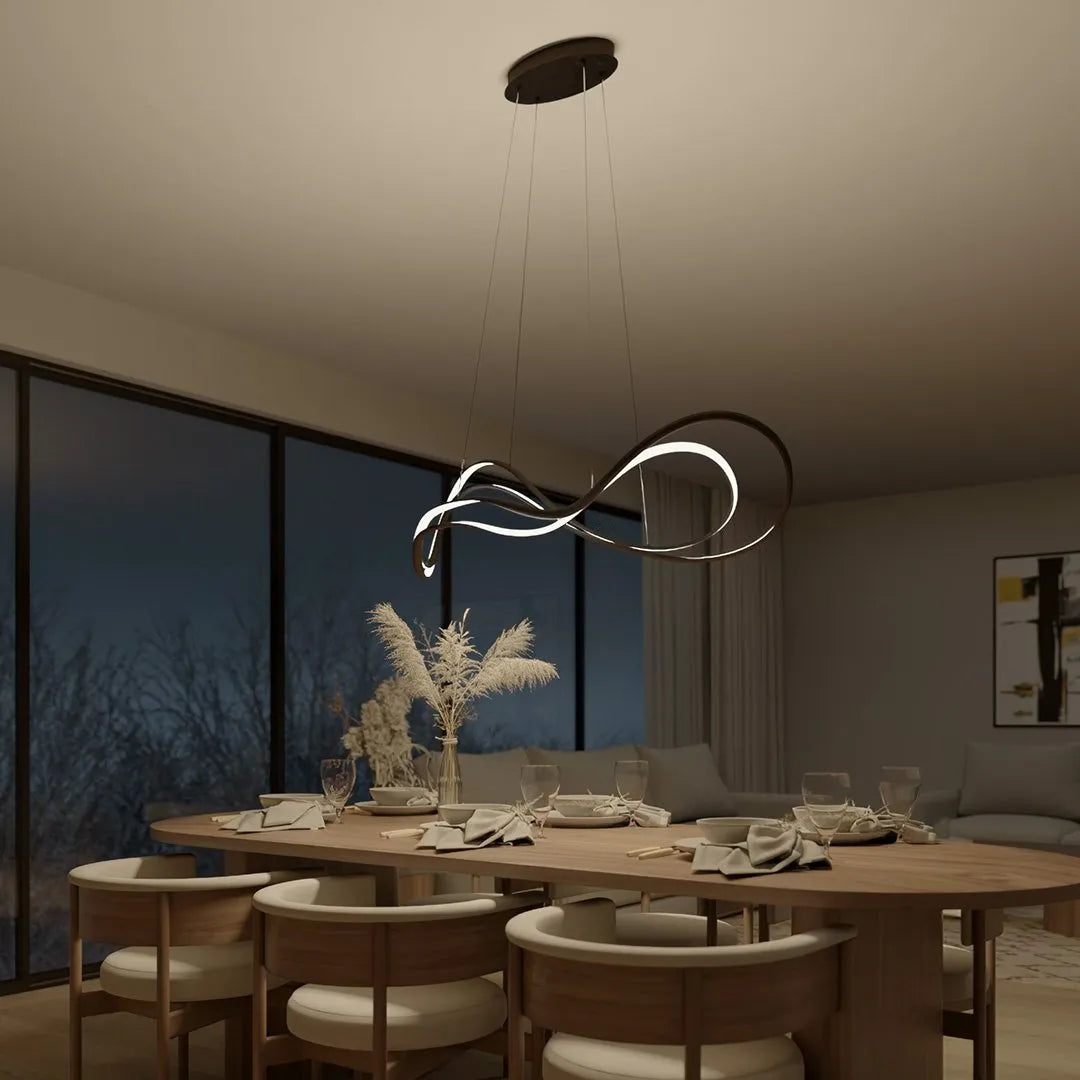 Aurora Flowing LED Pendant Light
