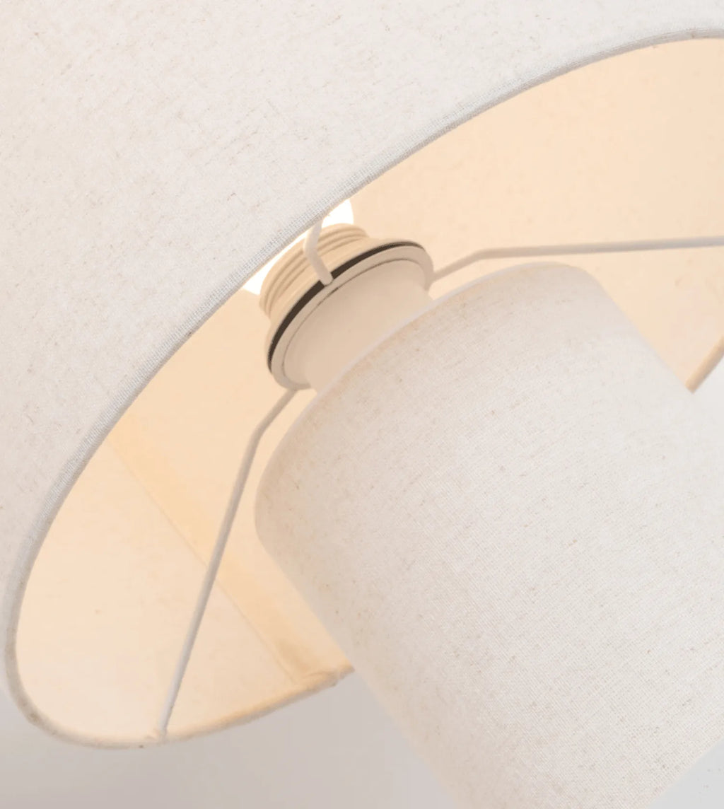 Kaya Handcrafted Linen LED Table Lamp