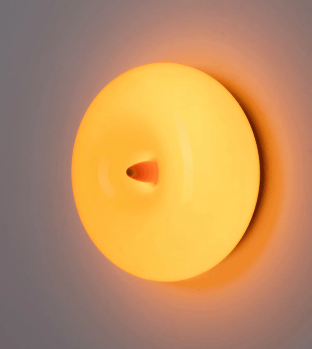 Amio Sculpted Glass LED Wall Light