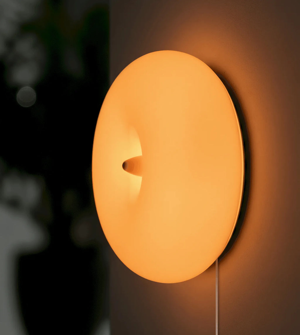 Amio Sculpted Glass LED Wall Light