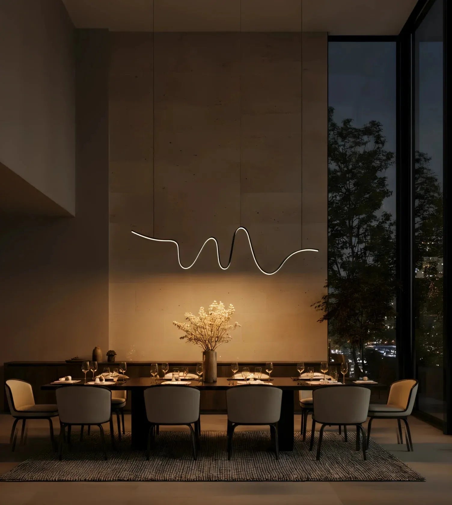 Estella Orbit Dimmable LED Pendant Light