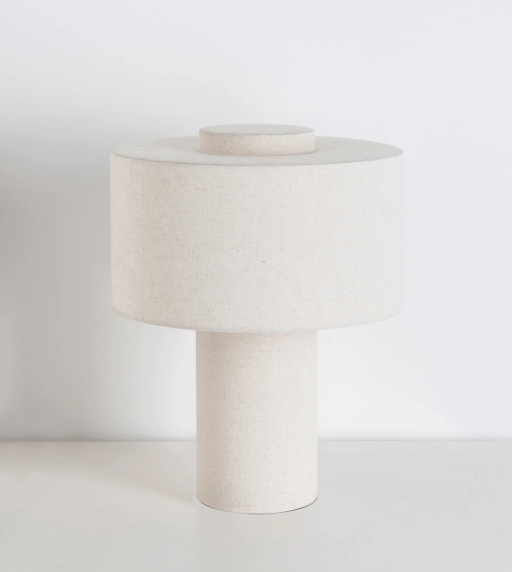Kaya Handcrafted Linen LED Table Lamp