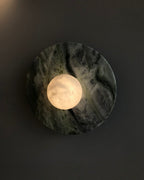 Spanish Marble Disc Wall Lamp