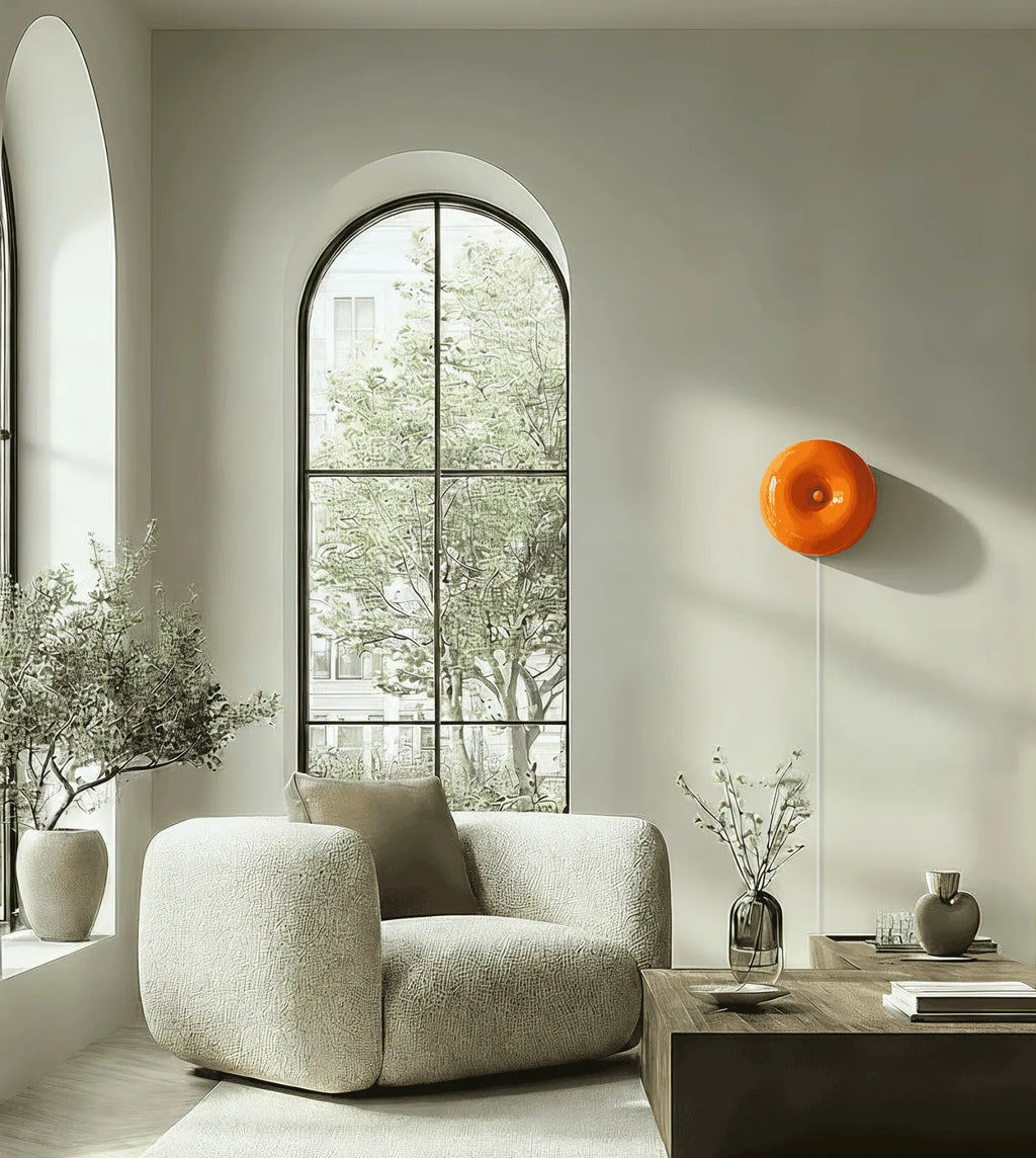 Amio Sculpted Glass LED Wall Light