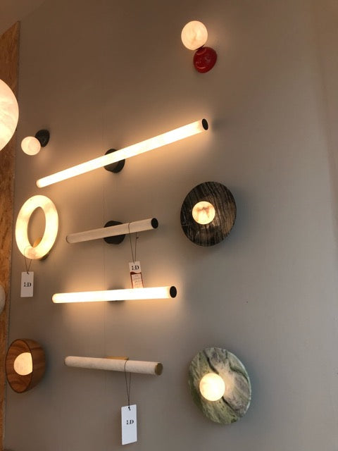 Spanish Marble Disc Wall Lamp
