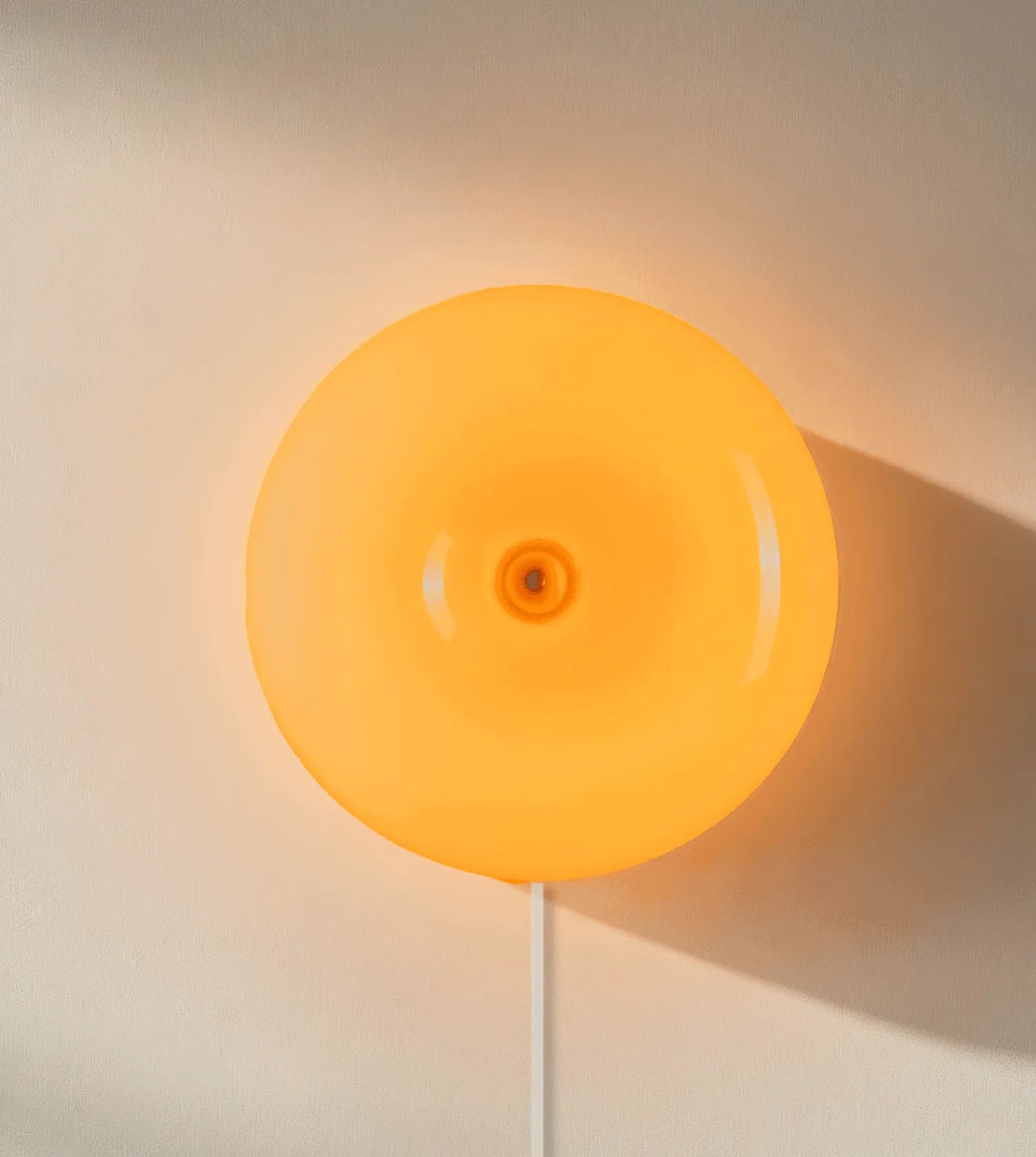 Amio Sculpted Glass LED Wall Light
