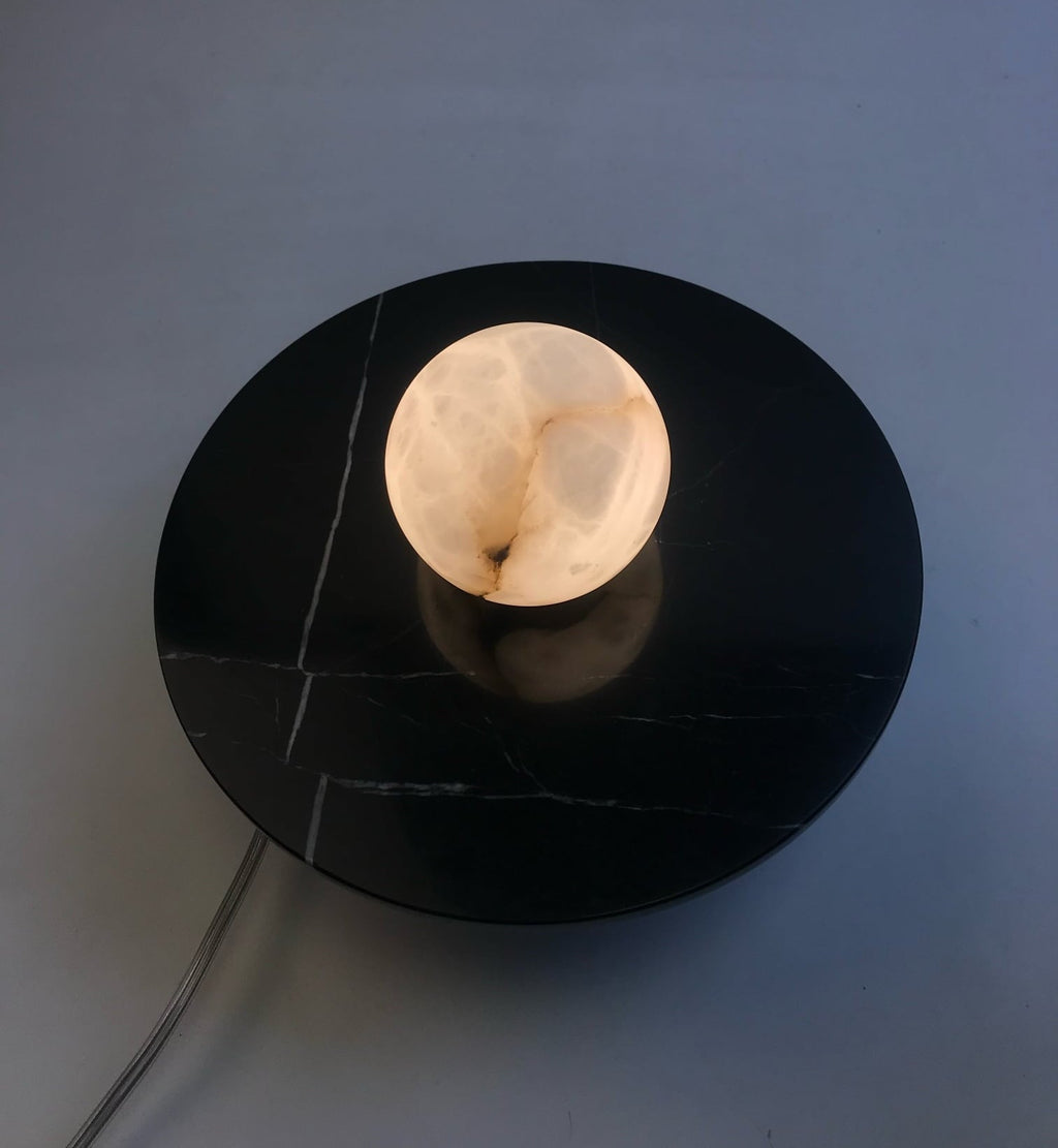 Spanish Marble Disc Wall Lamp
