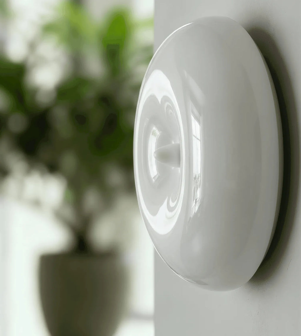 Amio Sculpted Glass LED Wall Light