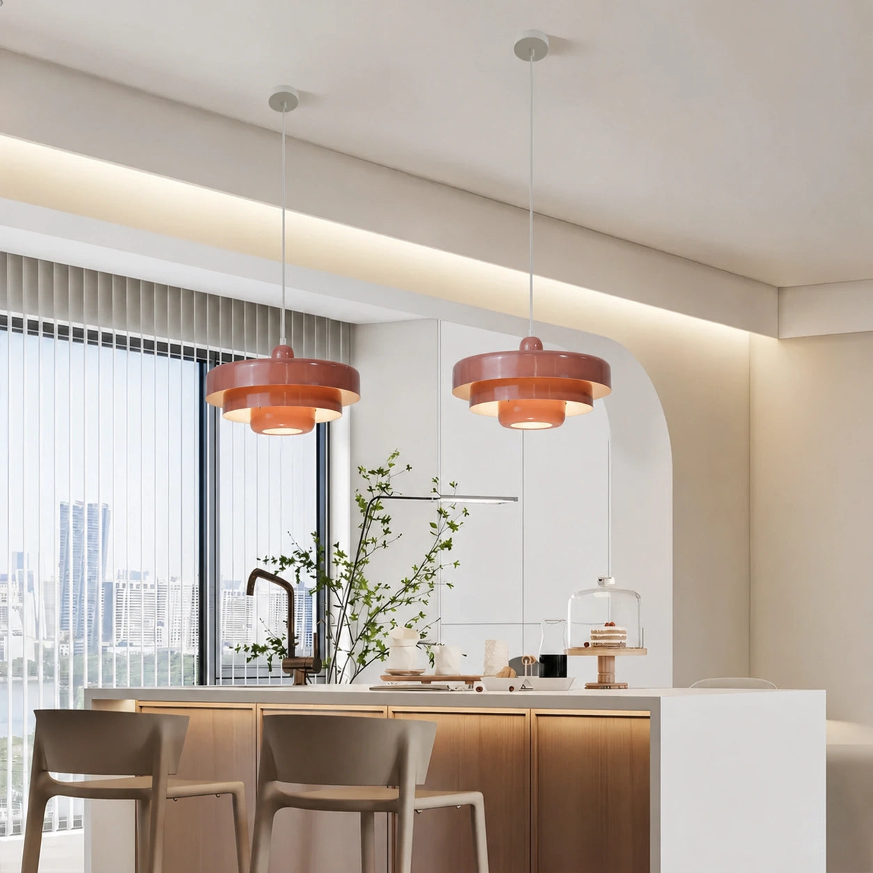 Triple-Layer Disc Pendant Light