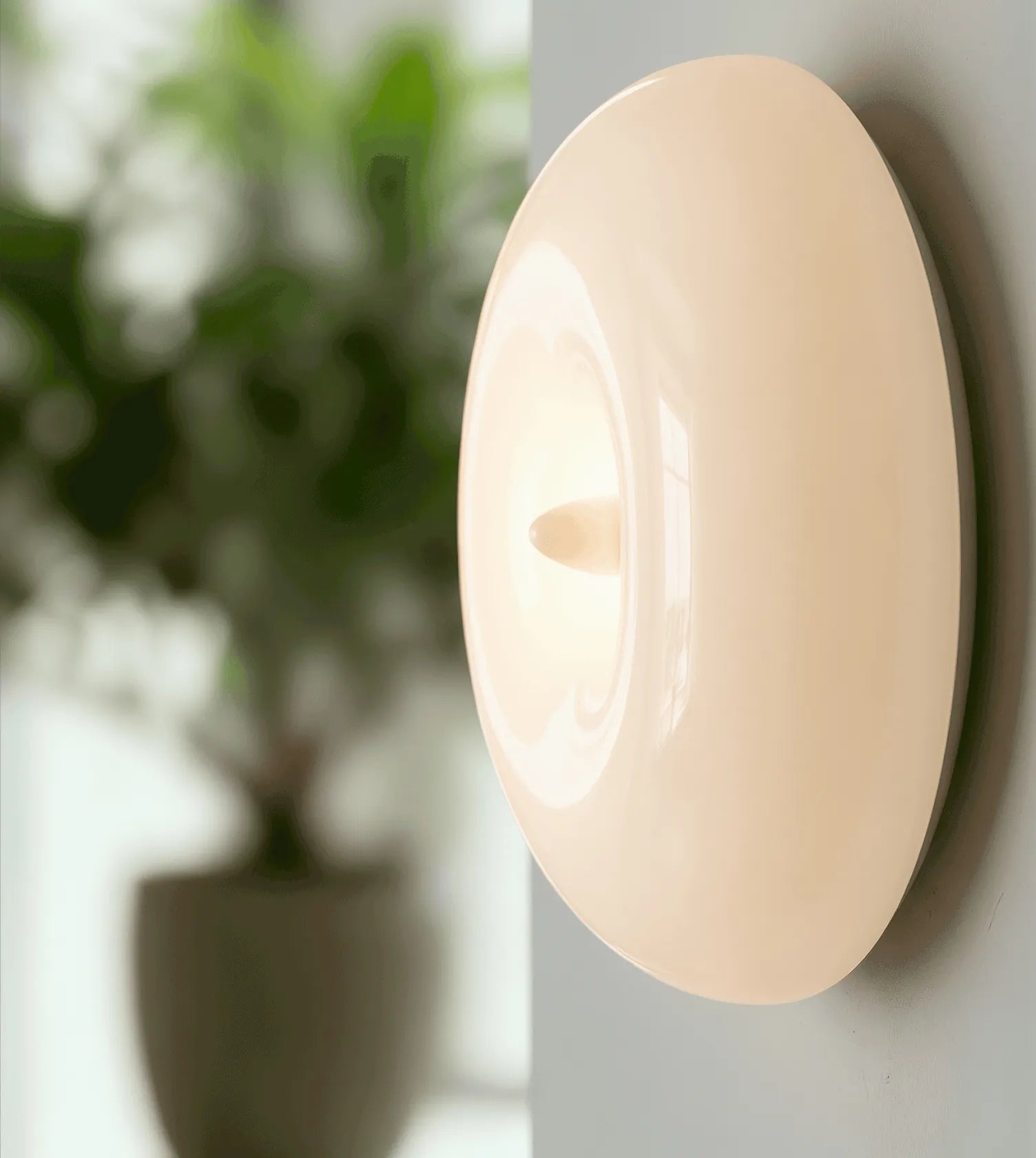 Amio Sculpted Glass LED Wall Light