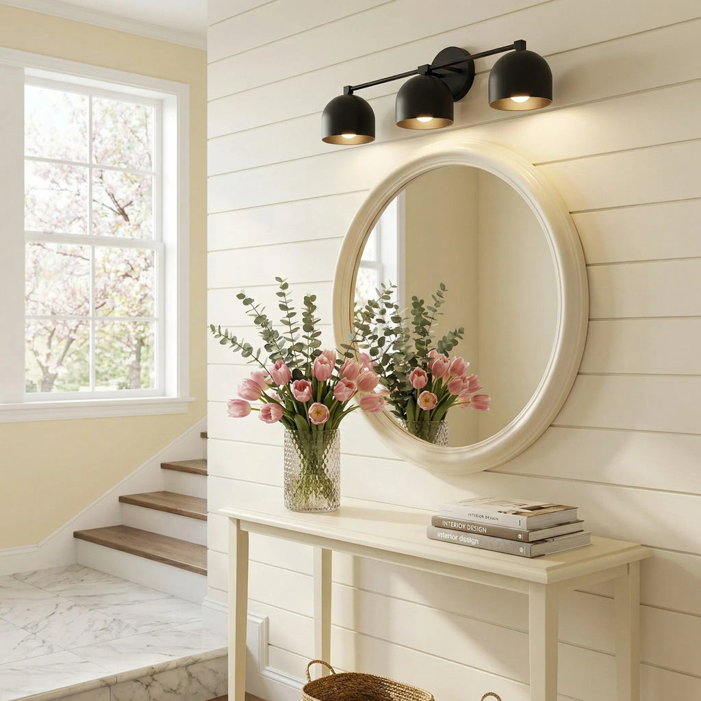 Nordic Deep Dome Vanity Wall Sconce