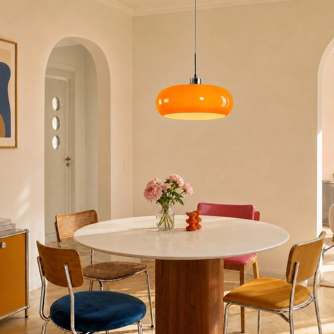 Bauhaus Glass Pendant Light