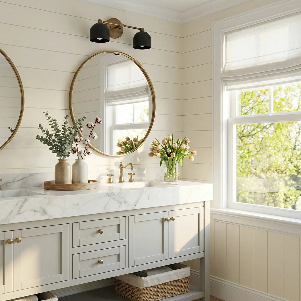Nordic Deep Dome Vanity Wall Sconce