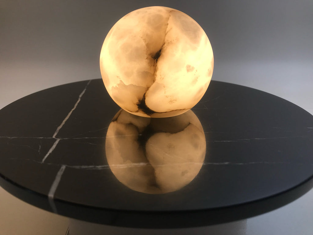 Spanish Marble Disc Wall Lamp