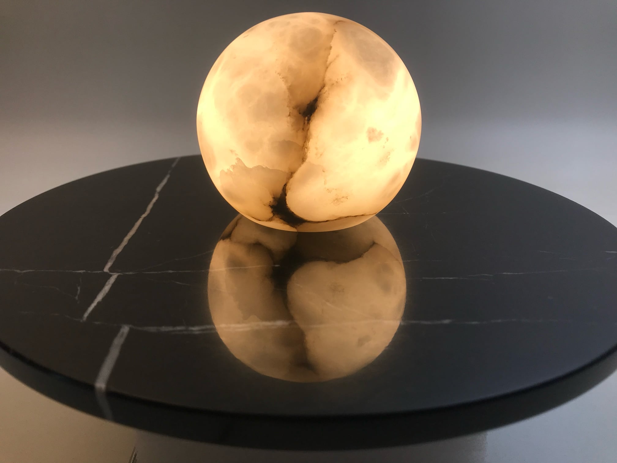 Spanish Marble Disc Wall Lamp