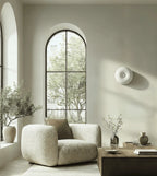 Amio Sculpted Glass LED Wall Light