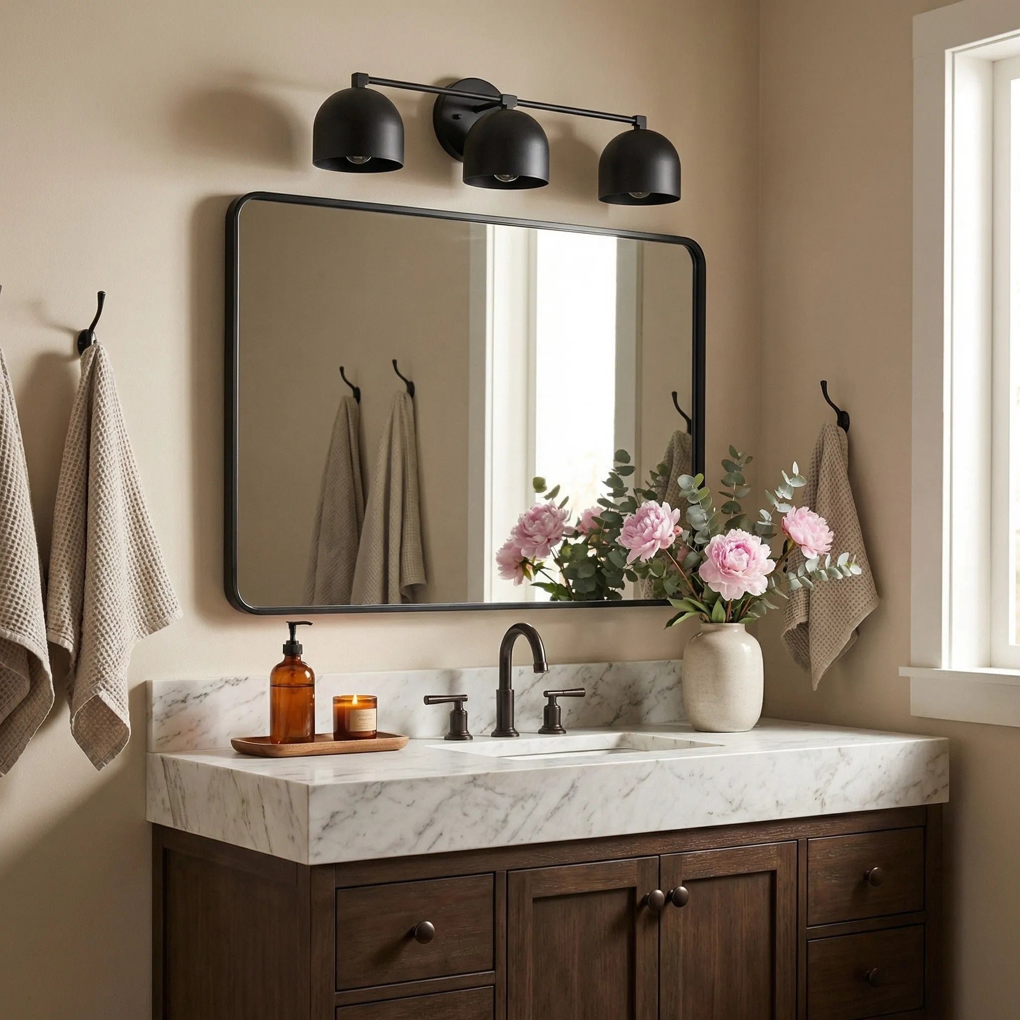 Nordic Deep Dome Vanity Wall Sconce