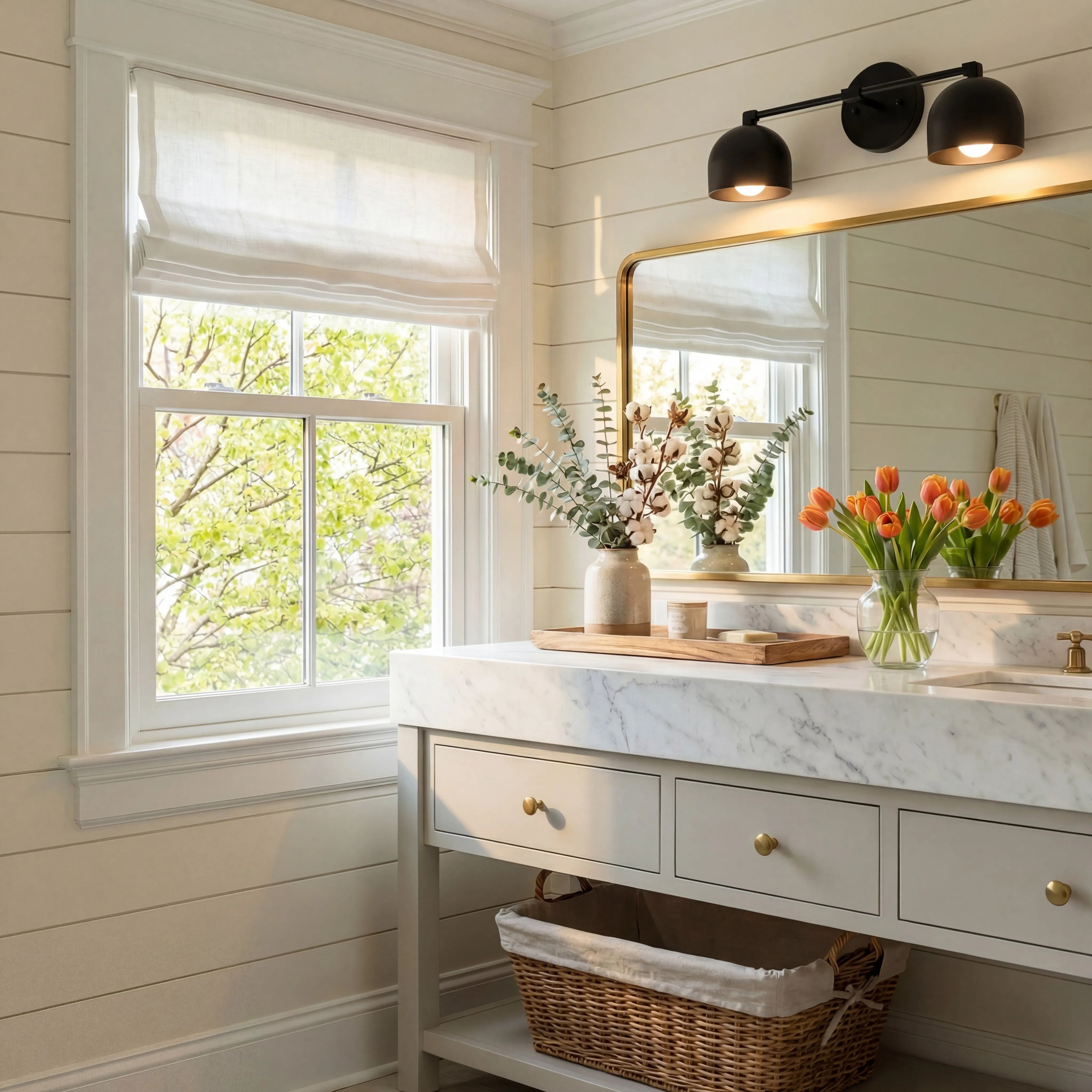 Nordic Deep Dome Vanity Wall Sconce