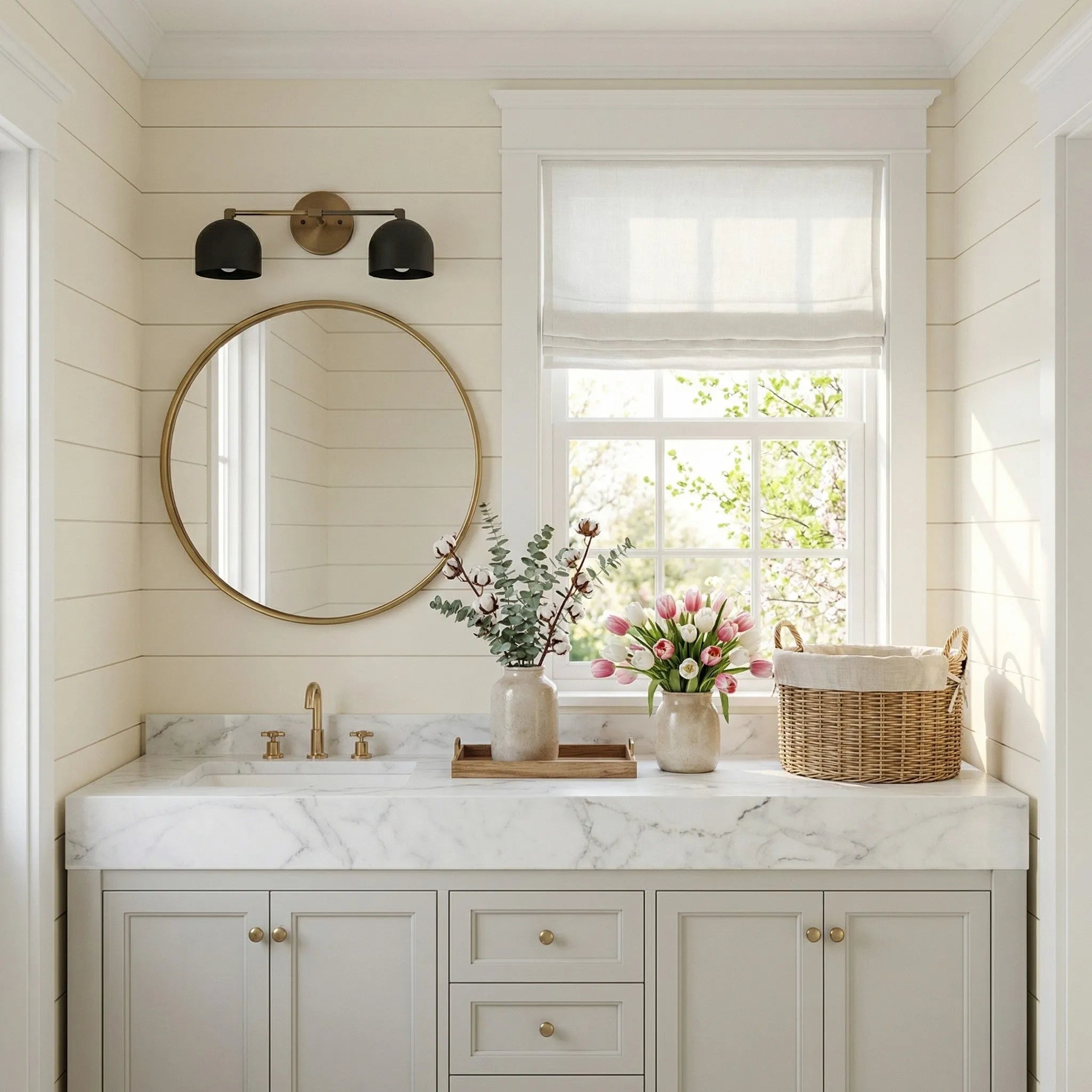 Nordic Deep Dome Vanity Wall Sconce