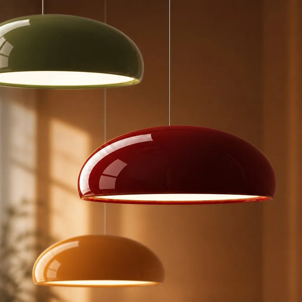 Nordic Colourful Bowl Pendant Light