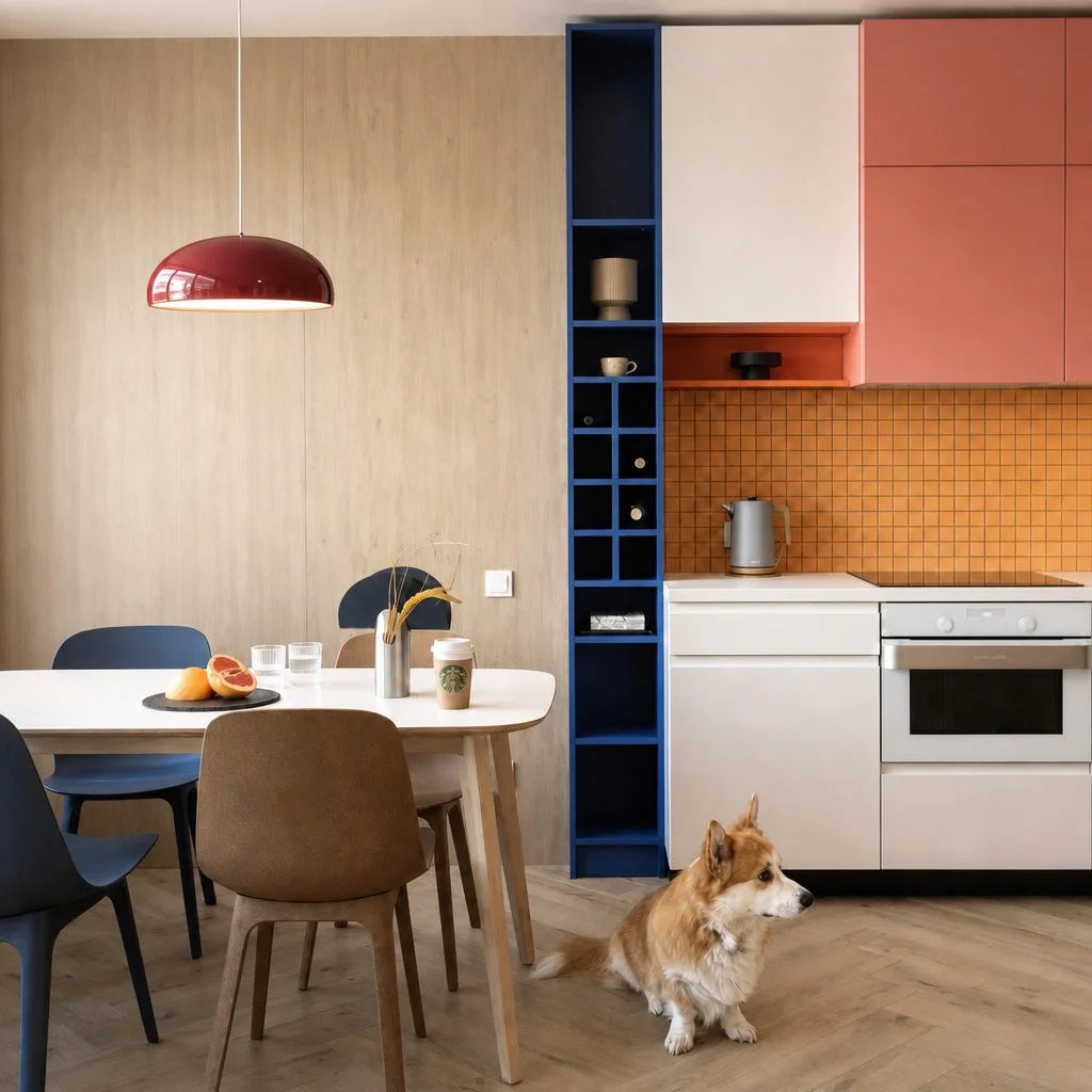 Nordic Colourful Bowl Pendant Light
