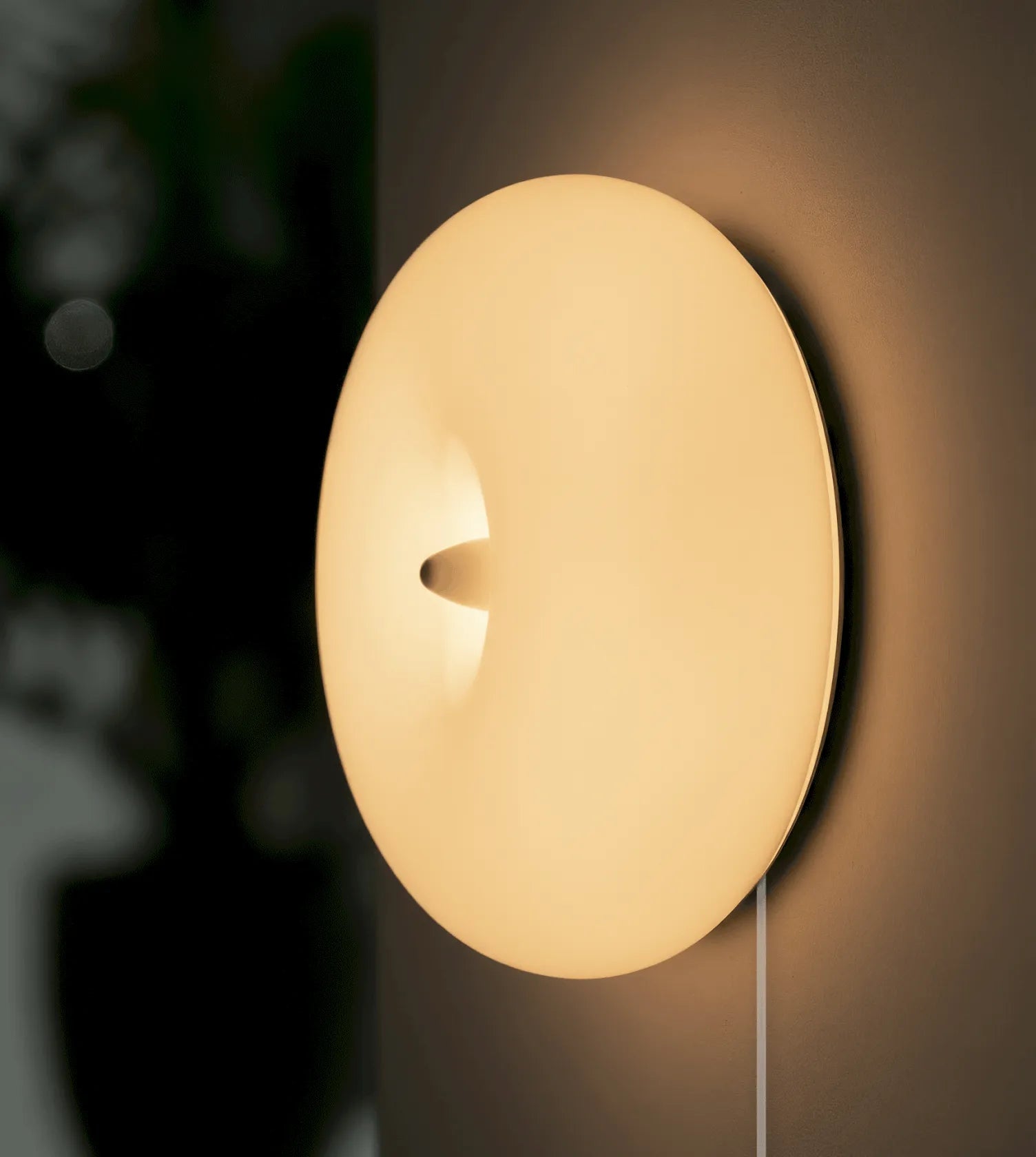 Amio Sculpted Glass LED Wall Light
