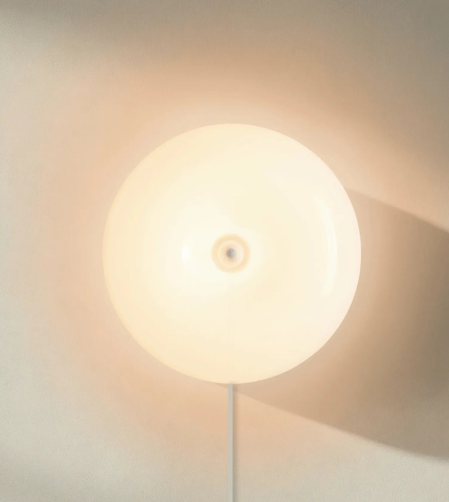 Amio Sculpted Glass LED Wall Light