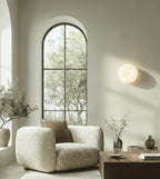 Amio Sculpted Glass LED Wall Light