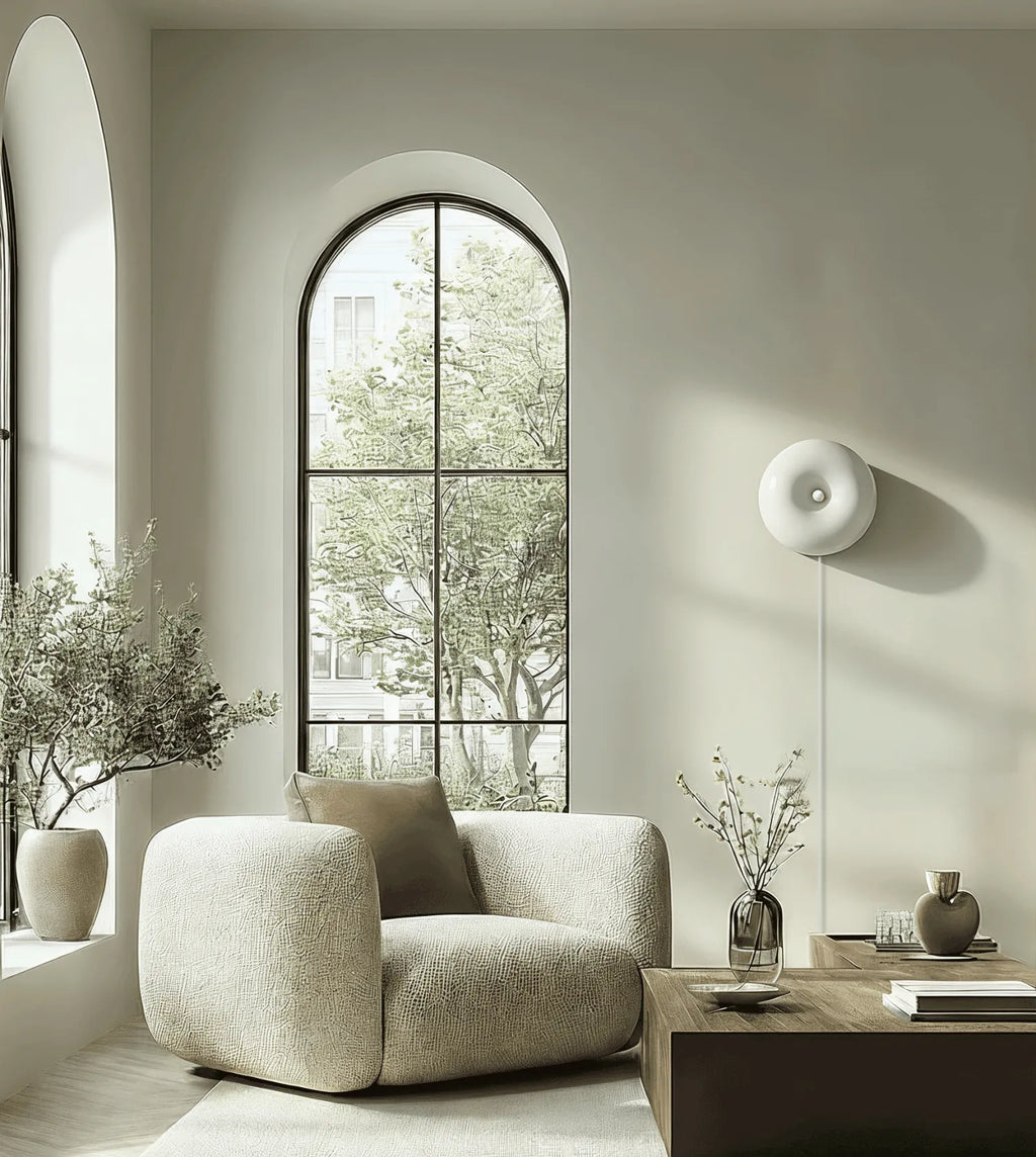 Amio Sculpted Glass LED Wall Light