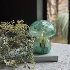 Forest Green Mushroom Table Lamp