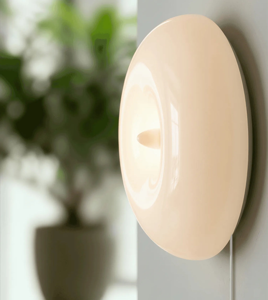 Amio Sculpted Glass LED Wall Light
