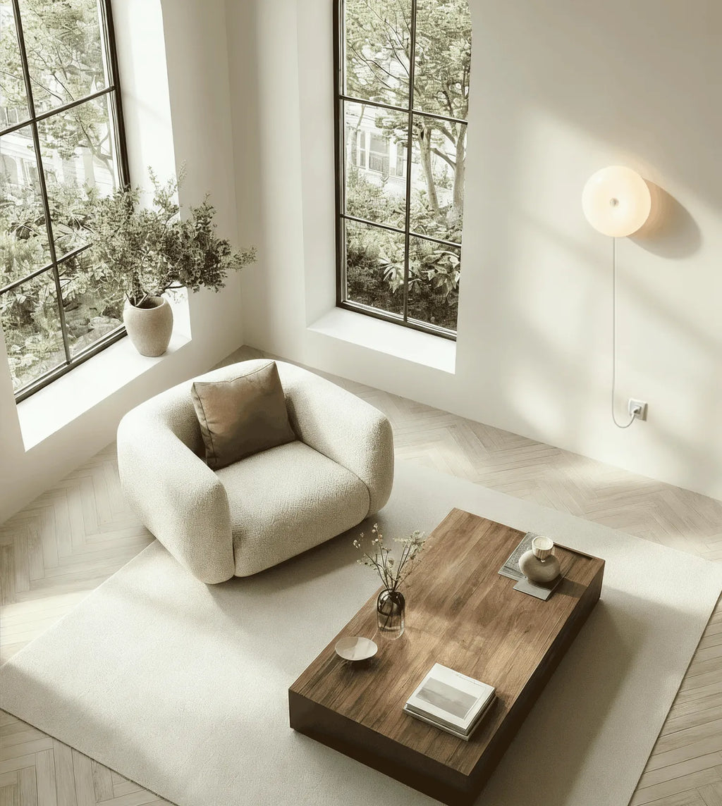 Amio Sculpted Glass LED Wall Light
