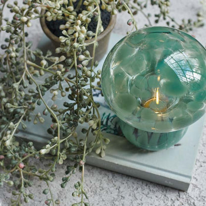 Forest Green Mushroom Table Lamp