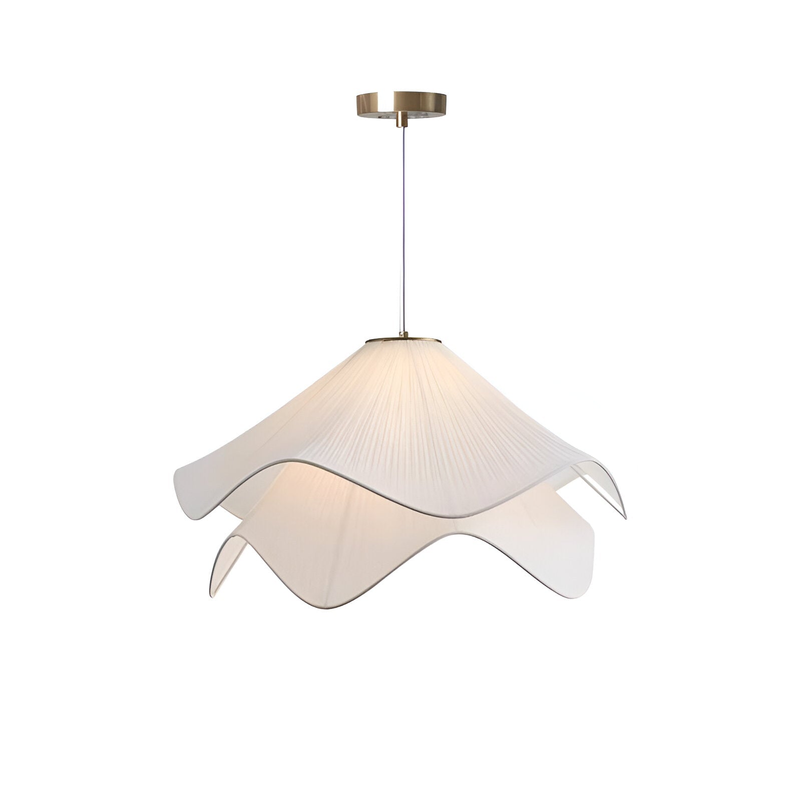 Japandi Fabric Pendant Light